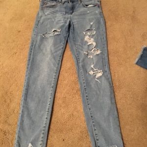 American Eagle ripped jeans